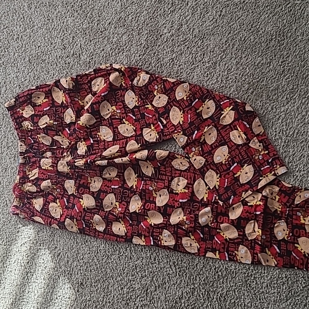 Family Guy Pajama Pants, Men's Size Large